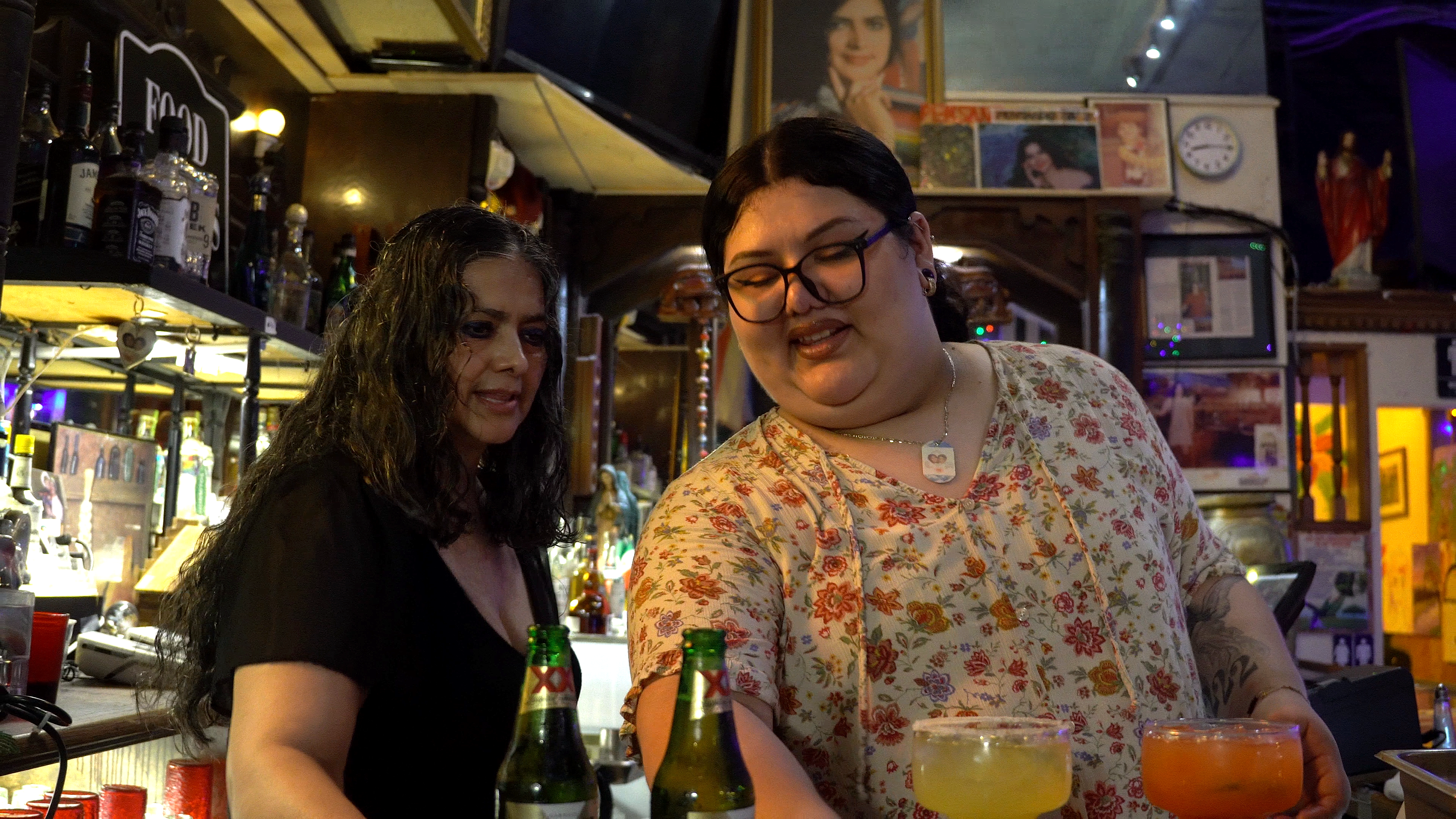 Behind the scenes — bartenders at Haydee's